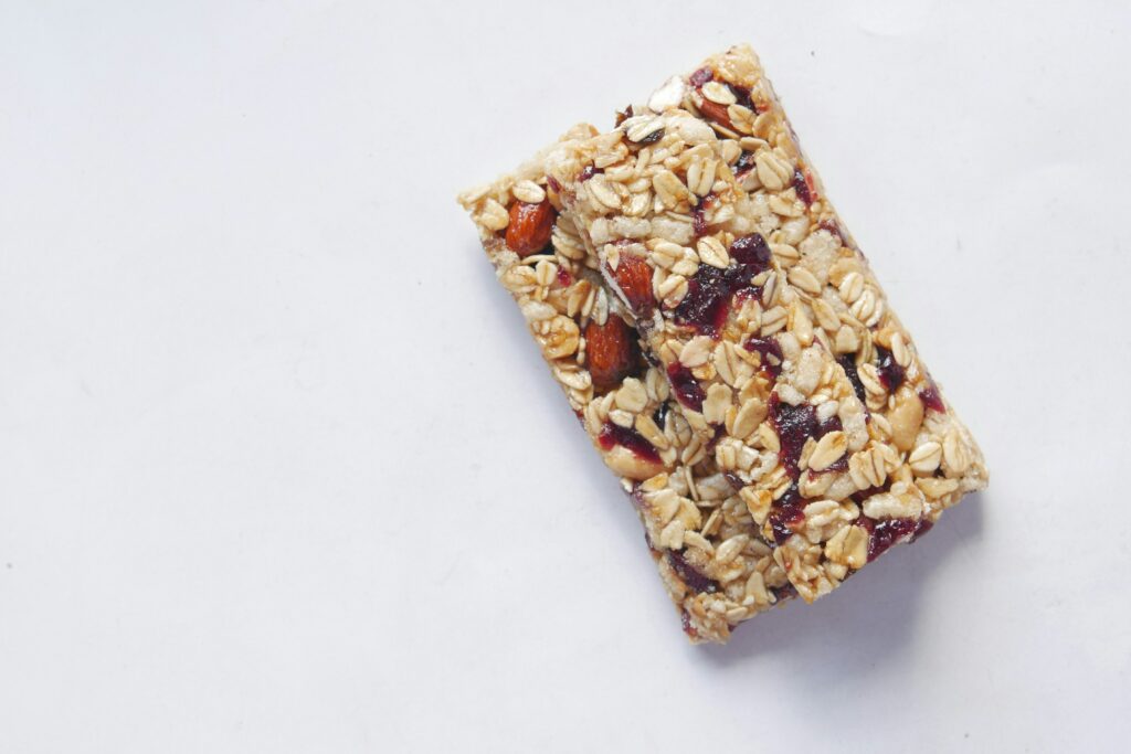 barre de céréales snack pré-entraînement
